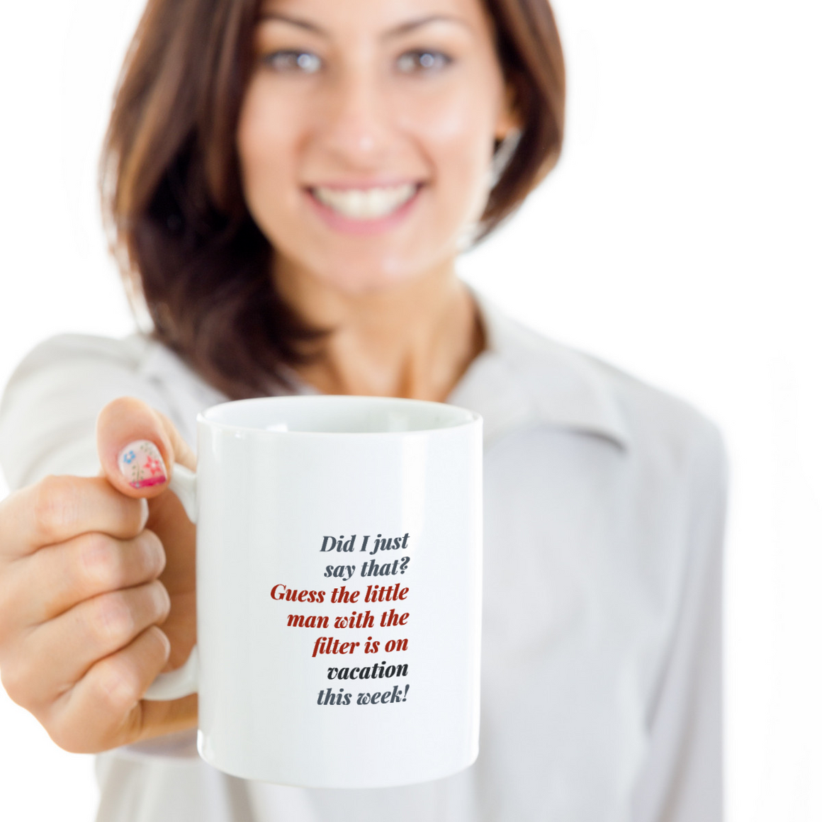 Mug Messages: Mouth On Filter Off - Capital Elements 2 Wellness and Fitness