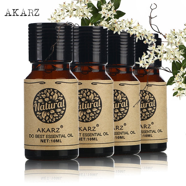 ROSE, CASTOR, LEMON, FRANKINCENSE Essential Oils 4-Pack Set - Capital Elements 2 Wellness and Fitness