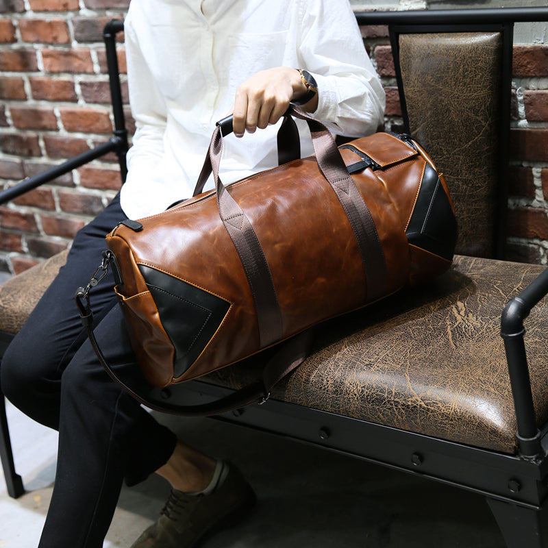 Xiao.p Fashion Men's High Quality Pu Leather Messenger Bag