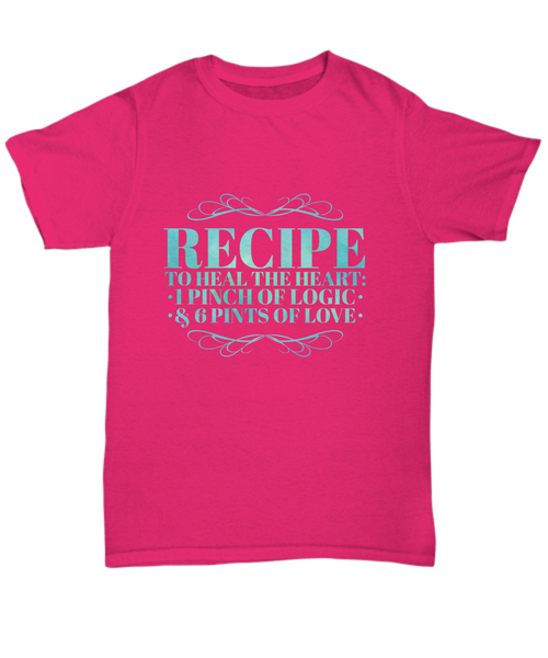 Recipe Heart Healing T-Shirt - Capital Elements 2 Wellness and Fitness
