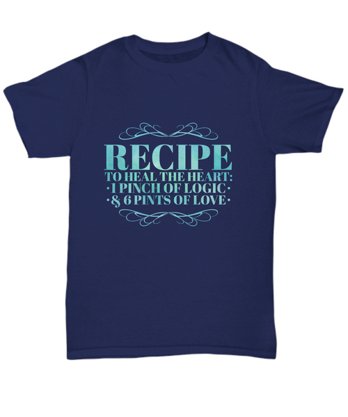 Recipe Heart Healing T-Shirt - Capital Elements 2 Wellness and Fitness