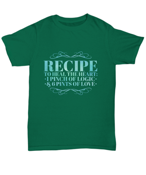 Recipe Heart Healing T-Shirt - Capital Elements 2 Wellness and Fitness