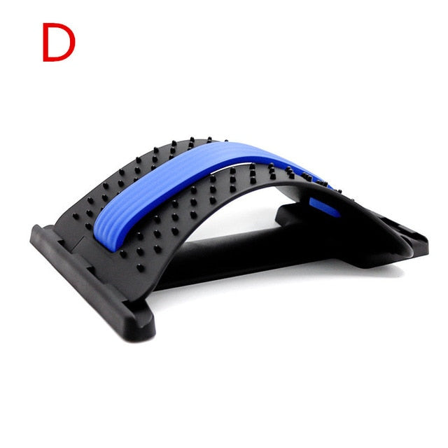 Back Massager Stretcher for Fitness Stretch Relax Lumbar Support Back Pain Relief Lumbar Stretching Posture Corrector Chiropract